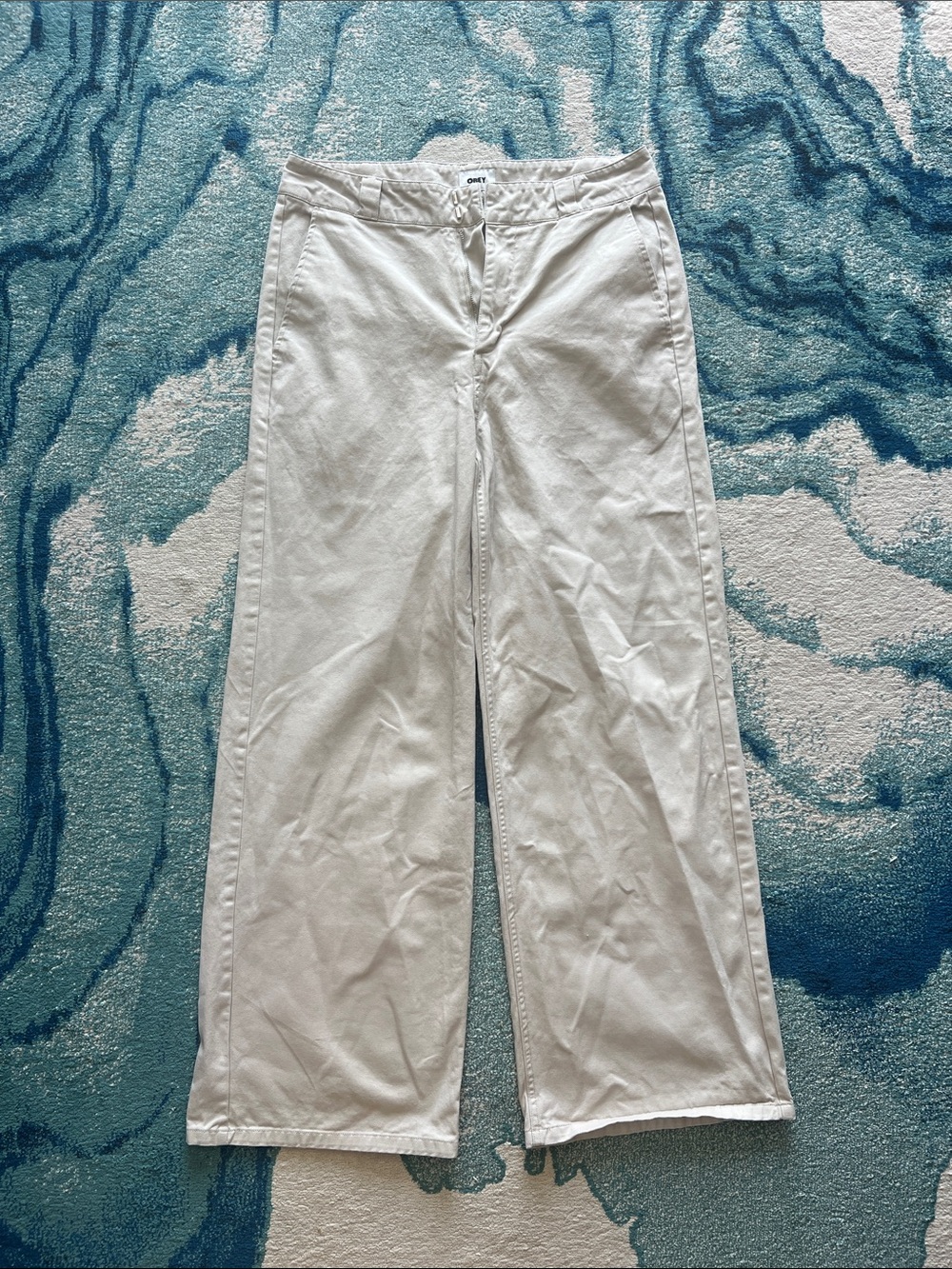 Obey Beige Casual Chino Pants